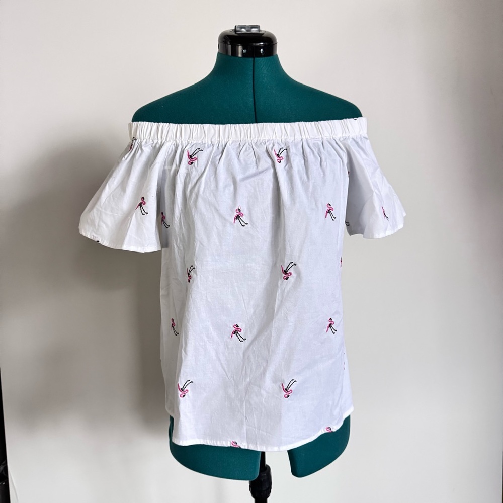 Off-Shoulder Flounce Top